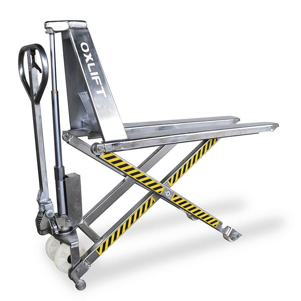 Фото 25 - Ножничная тележка из Нержавеющей Стали OXH-10Steel OXLIFT.
