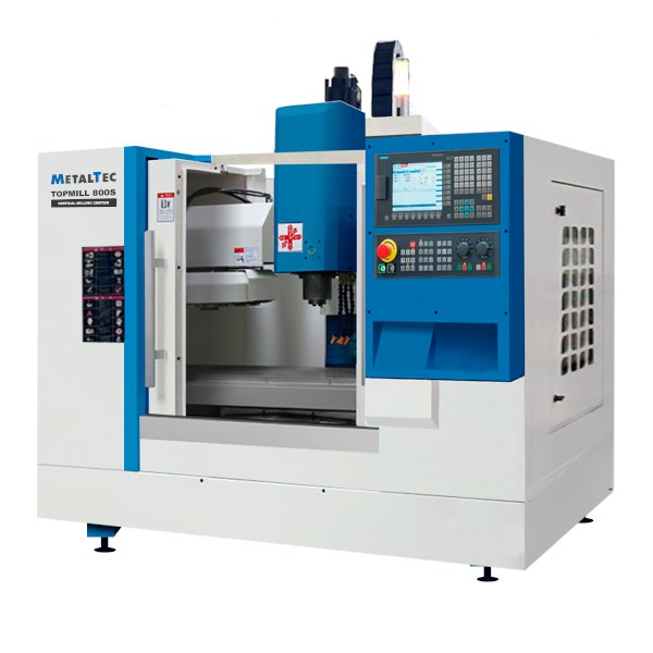 Фото 11 - MetalTec TOPMILL 800S  (подготовка под 4-ось) Вертикальный обрабатывающий центр с ЧПУ.