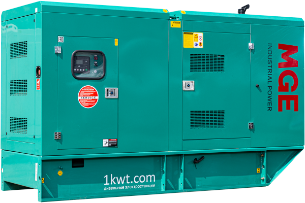 Фото 6 - P120CS дизельный генератор MGE 120 кВт В кожухе на двигателе Cummins / 6BTAA5.9-G12.
