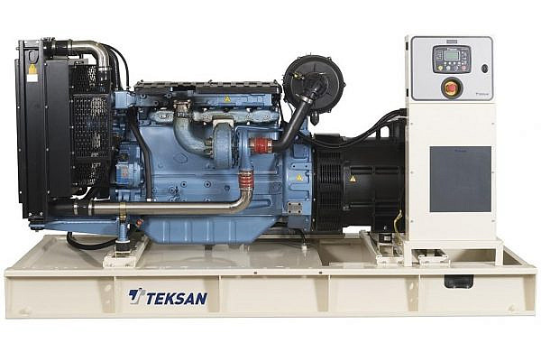 TJ712BD5C дизельный генератор Teksan 516 кВт Открытая на двигателе BAUDOUIN / 6M33G715/5